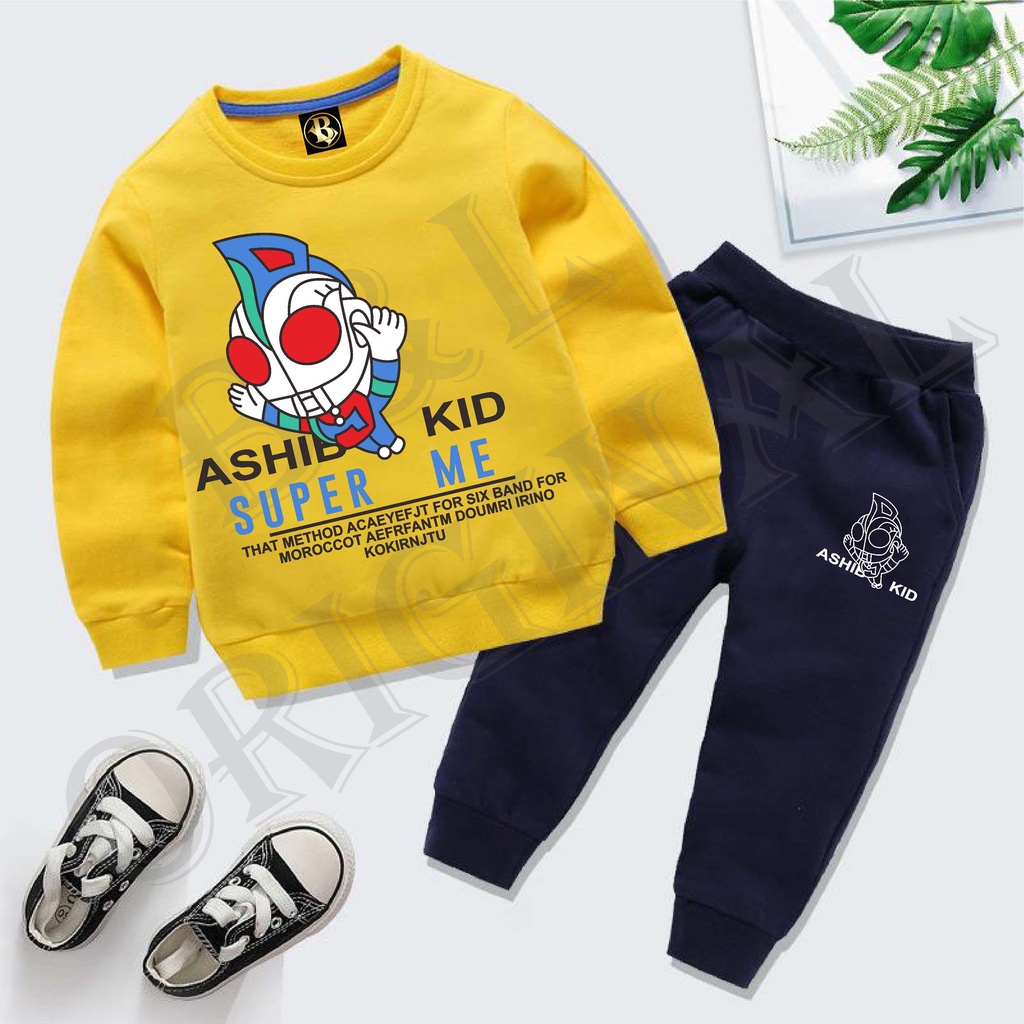 bisa byr d tempat/ BS/COD/SETELAN ASHIB KIDS ANAK ANAK 1-7 TAHUN//REALPIC//GOOD QUALITY