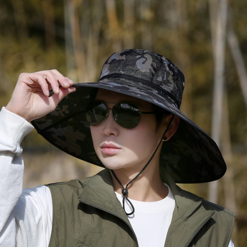 Topi Tabir Surya, Memancing, Topi Pelindung Matahari Pria, Topi Nelayan