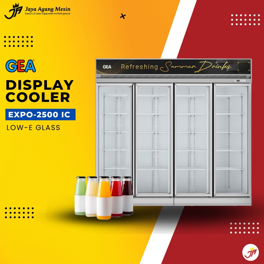 Gea EXPO-2500 IC Display Cooler 2488 L / Showcase 4 Pintu