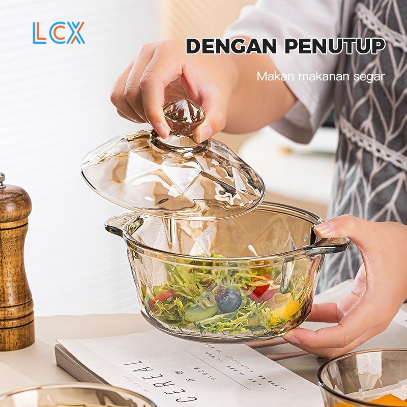 LCX Glass Pot Panci Elegan / Panci Kaca Transparant