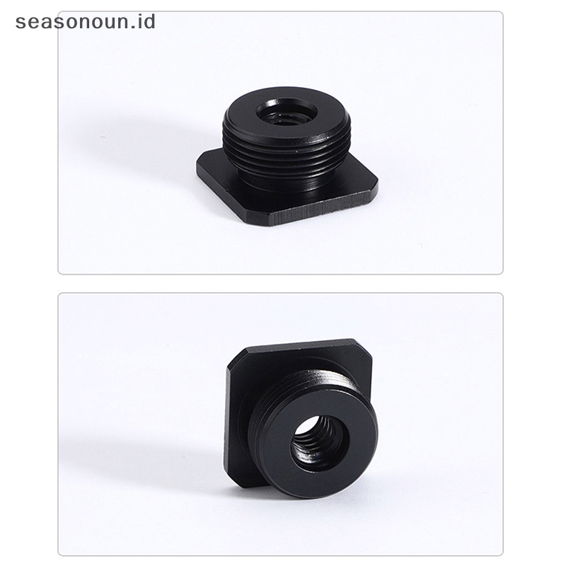 Seasonoun Sekrup Konversi Hot Shoe 1per4m6 Ke 5per8inci Microphone Fill Light Photography Accessories Mount Adapter Untuk Kamera Dslr Tembak.