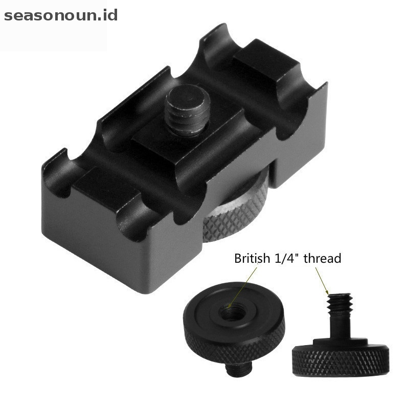 Seasonoun Aluminium Alloy Tether Holder Cable Lock Clip Clamp Mount Untuk Kamera DSLR.