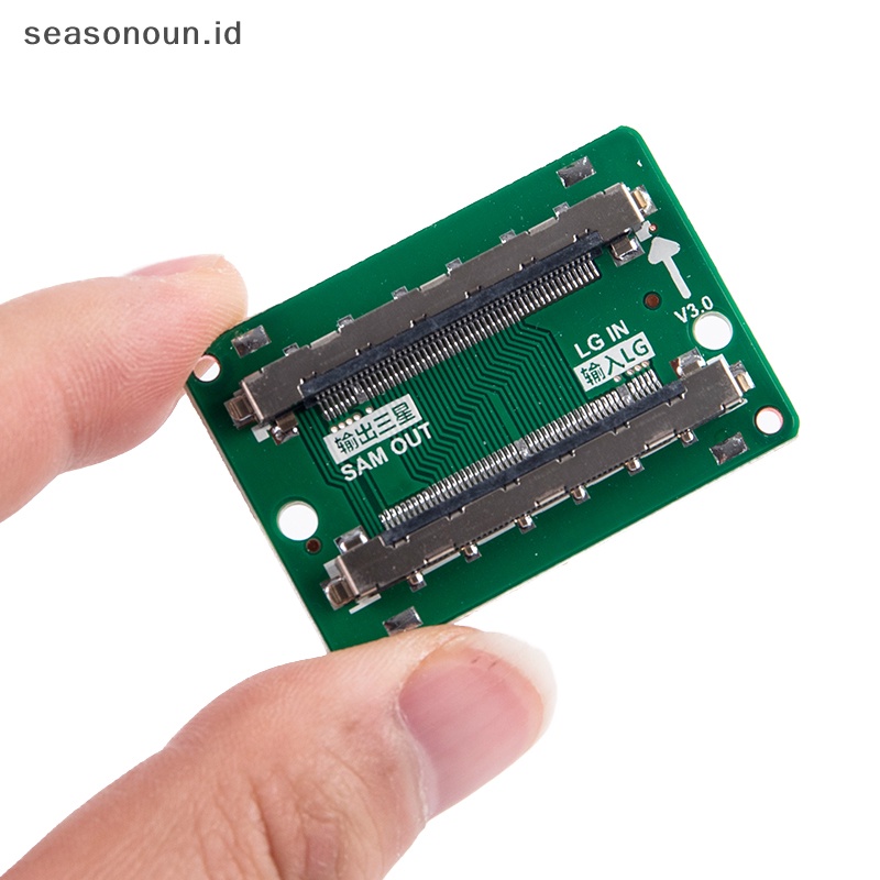 Seasonoun FHD LVDS LVDS 51pin SAM turn LG Connector Adapter Board Kiri Kanan Ganti.