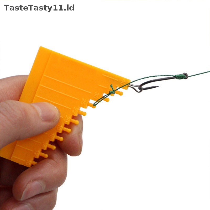 Tastetasty 1x Carp Fish Hook Knotg Alat Pengait Lapis Hair Holder Making Hook Chain Fish.