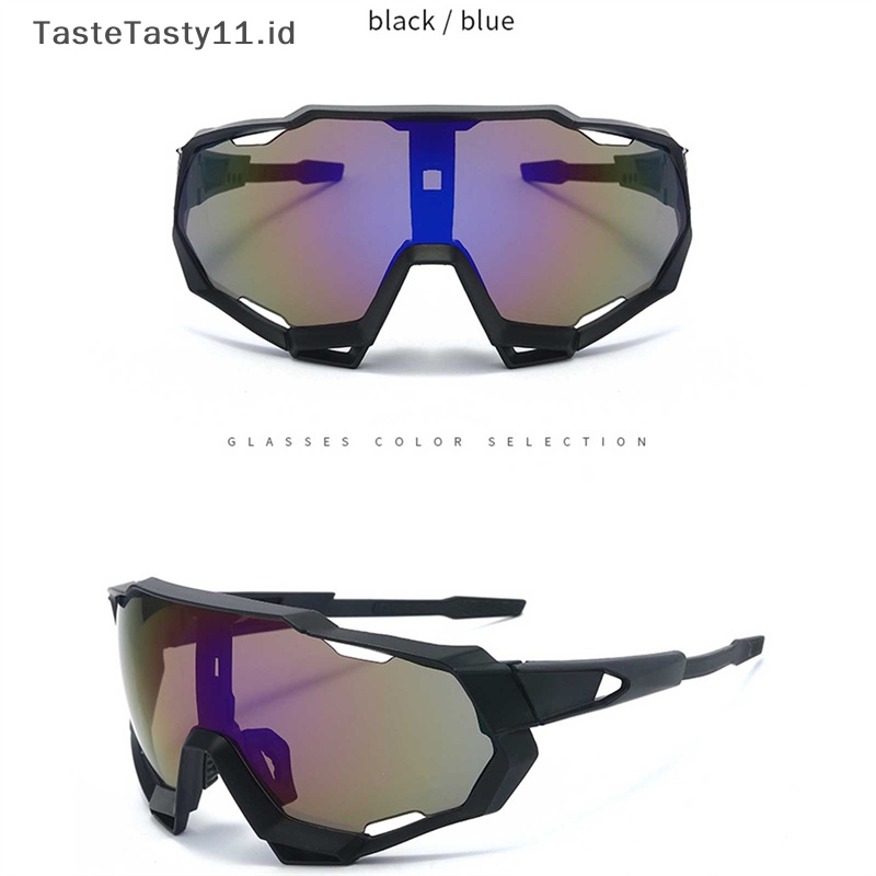 Tastetasty Pria Kacamata Sepeda Lensa Polarized Bersepeda Sunglasses Sports Eyewear.