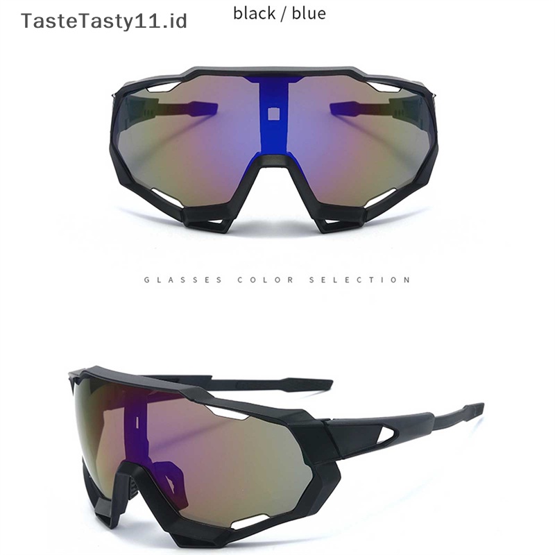 Tastetasty Pria Kacamata Sepeda Lensa Polarized Bersepeda Sunglasses Sports Eyewear.