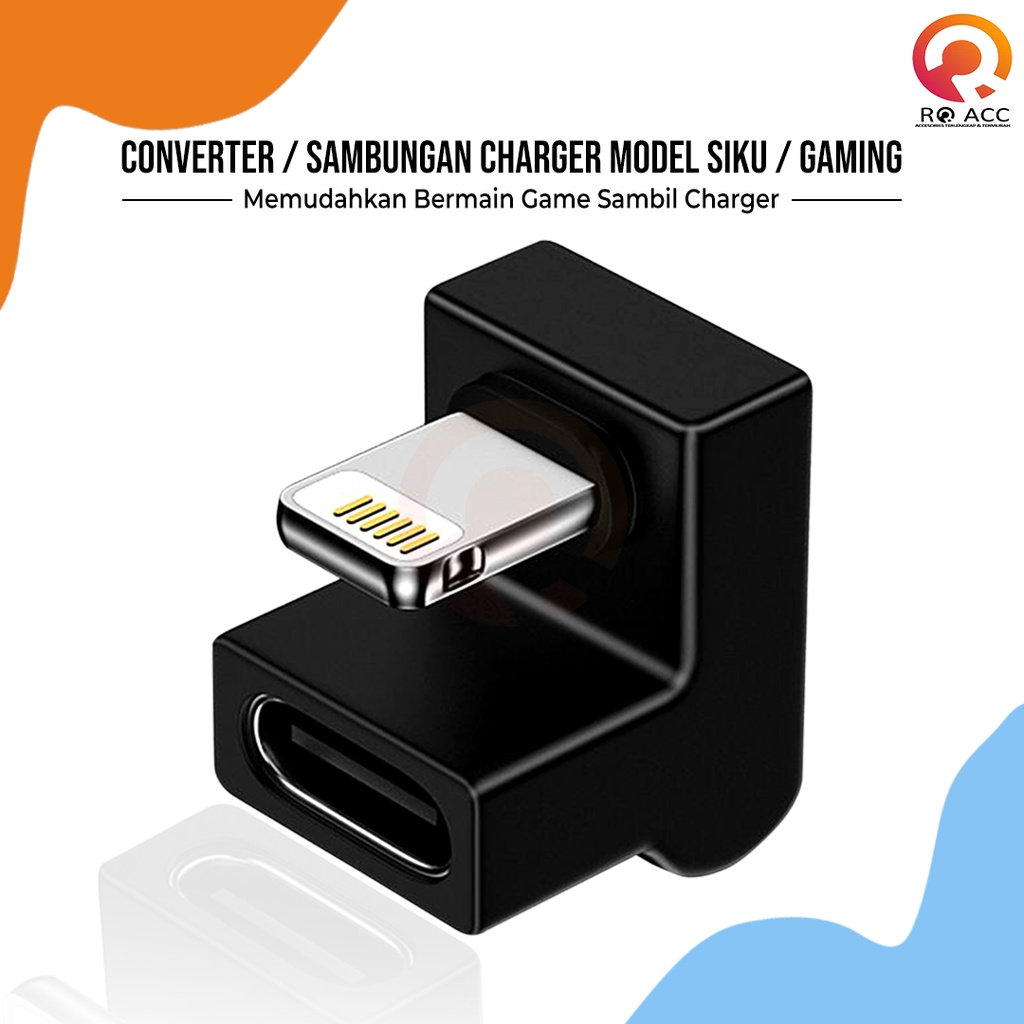 [RO ACC] NVN-C3 CONVERTER ADAPTOR KONEKTOR SIKU CHARGER TYPE C / LIGHTING USB