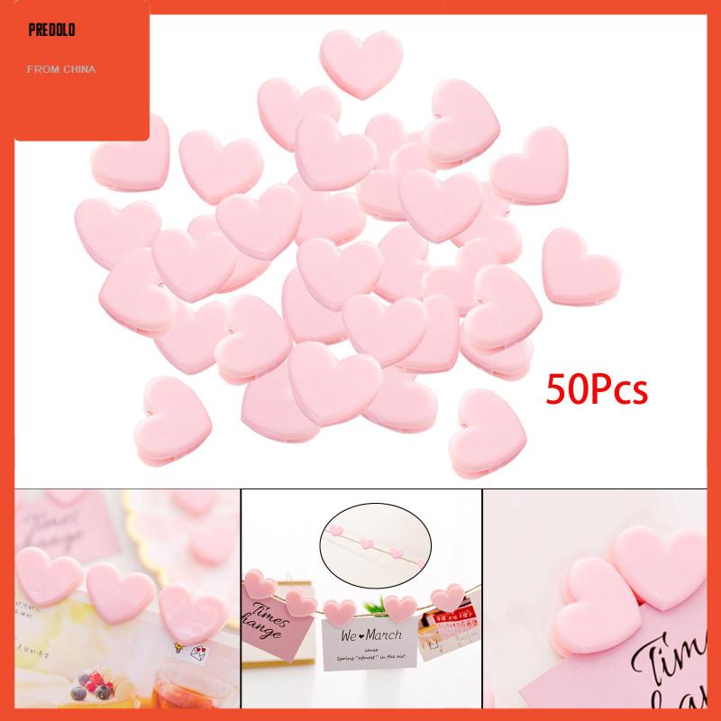 [Predolo] 50pcs Klip Segel Makanan Kantong Makanan Sealing Clamp Penjepit Compact Lucu Untuk Kantor