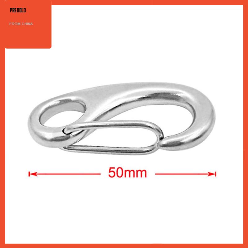 [Predolo] Marine 316kait Snap Pegas Bahan Stainless Steel Klip Tali Pengikat Jangkar Perahu