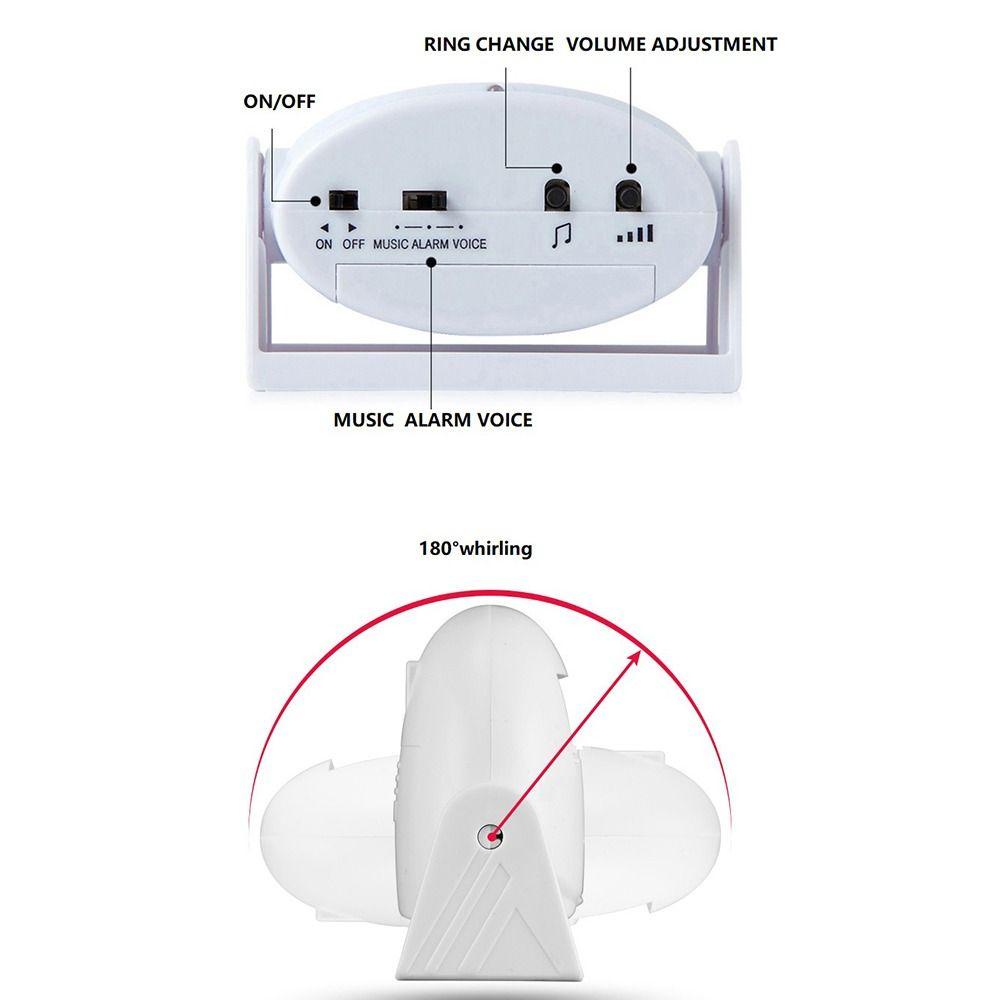 [Elegan] Alarm Wireless Alarm Peringatan Ucapan Untuk Masuk Toko Perangkat Selamat Datang Door Bell PIR Sensor Gerak