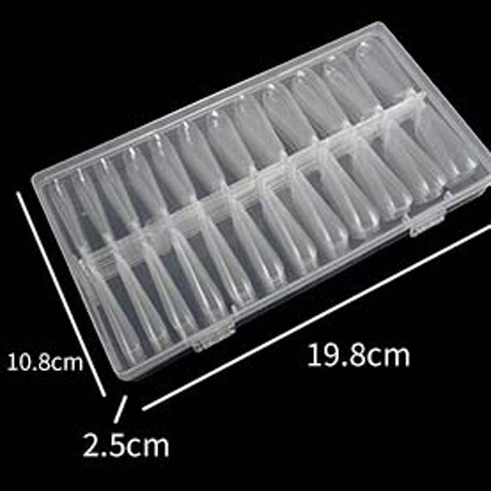 Mxbeauty Extension Kuku Palsu 240Pcs Japanese Nail Mold Tips Nail Finger Bangunan Full Cover Kuku Palsu Tekan Pada Kuku Dekorasi Kuku