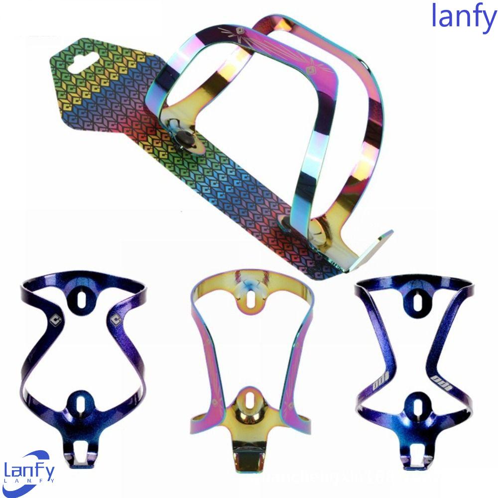 Lanfy Sepeda Cup Holder Electroplate Ultralight Aksesoris Sepeda Paduan Aluminium Colorful Kettle Holder