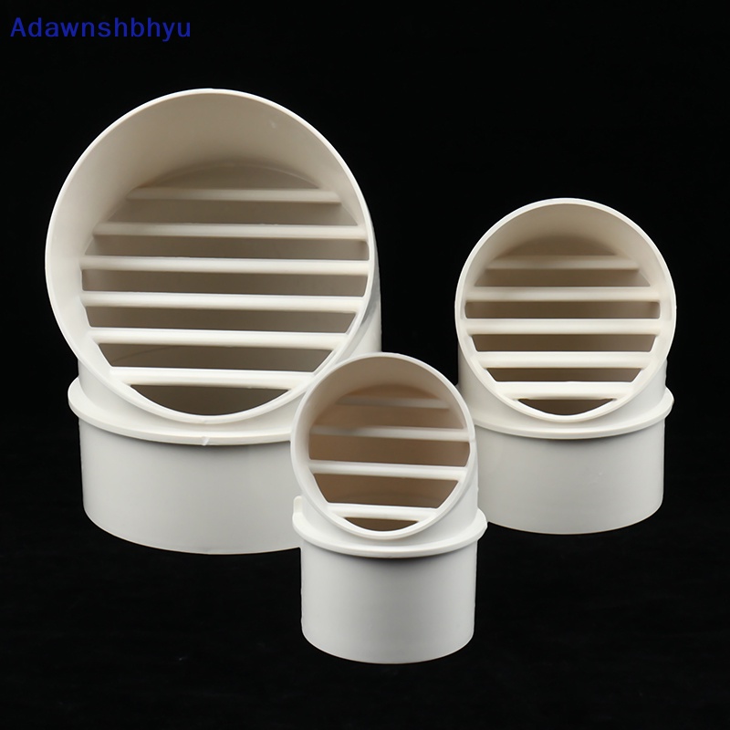 Adhyu PVC Ventilate Exhaust Grille Bulat Dinding Plafon Ventilasi Udara Gril Ducg Cover ID