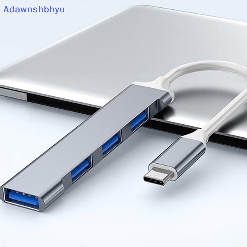 Adhyu USB C HUB 3.0 Tipe C 3.1 4port Multi Splitter Adapter OTG Untuk PC Komputer ID