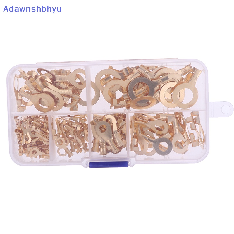 Adhyu 150X Kuningan Ring Cable Lugs Konektor Kabel Terminal Kawat M3 M4 M5 M6 M8 M10 Kit  Id