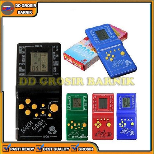 [DGB] MAINAN ANAK GIMBOT BRICK GAME PAD LCD POP STATION GEMBOT TETRIS GAMEBOY