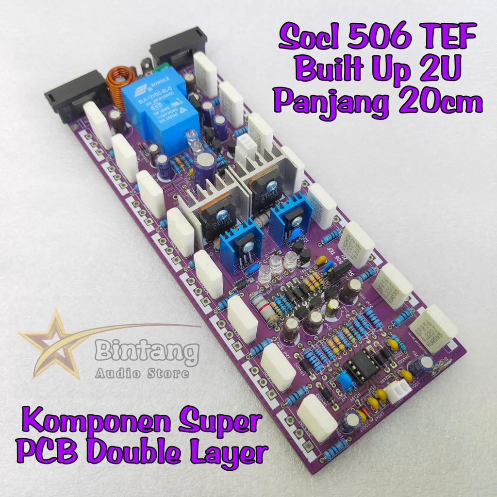 Kit Driver Power Super OCL SOCL 506 TEF Built Up 2U 20 CM PCB Dobel Layer