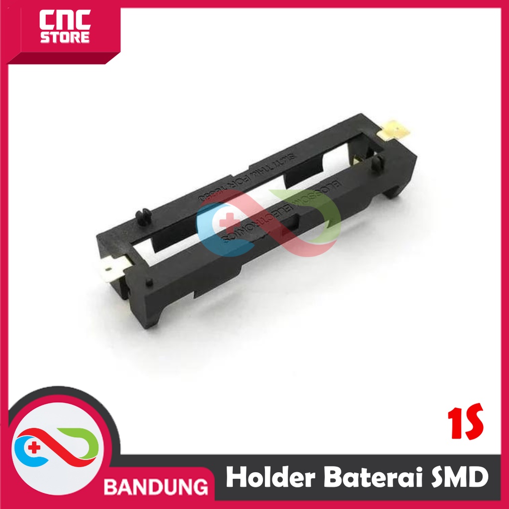 HOLDER BATERAI SMD 18650 1x 3.7V 4.2V SERI PARALEL