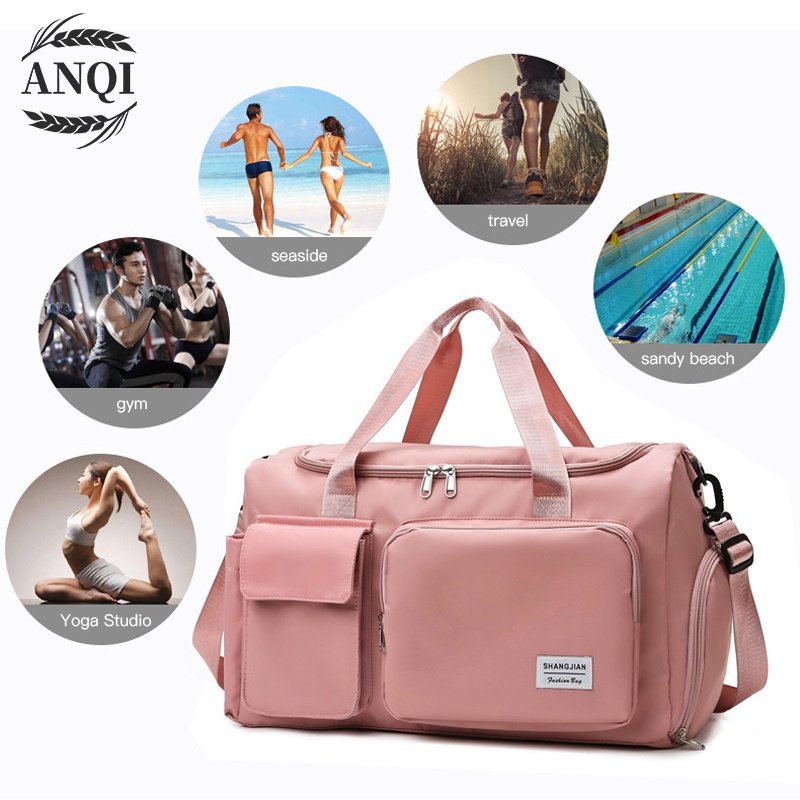 ANQI 1888 Tas Travel waterproof Tas Gym Tas Mudik Tas Fitness Tas pakaian VS-124