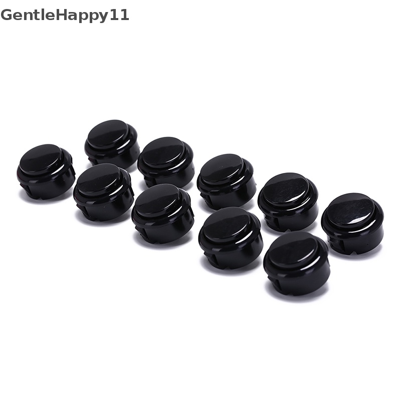 Gentlehappy 10pcs 30mm push buttons Ganti Untuk Game Tombol arcade Bagian 7warna id