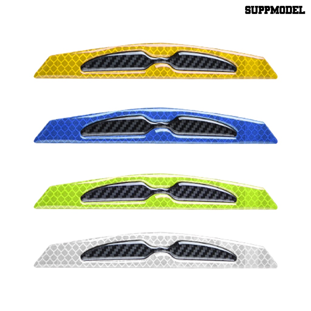 [SM Auto] 4Pcs Strip Bumper Pintu Mobil Universal Anti-Tabrakan Reflektif Pelindung Goresan Pintu Pengaman Tepi Lis Moulding Perlindungan Strip Perlengkapan Kendaraan