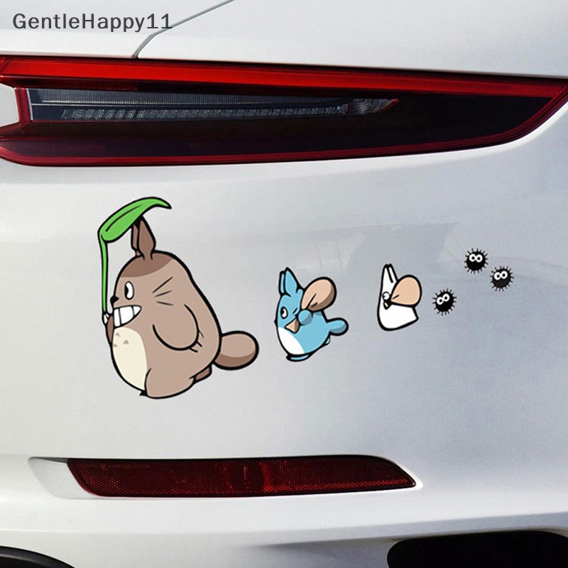 Gentlehappy 1Pc Stiker Mobil Motor Decals My Neighbor Totoro Dengan Biji Ek Dekorasi id