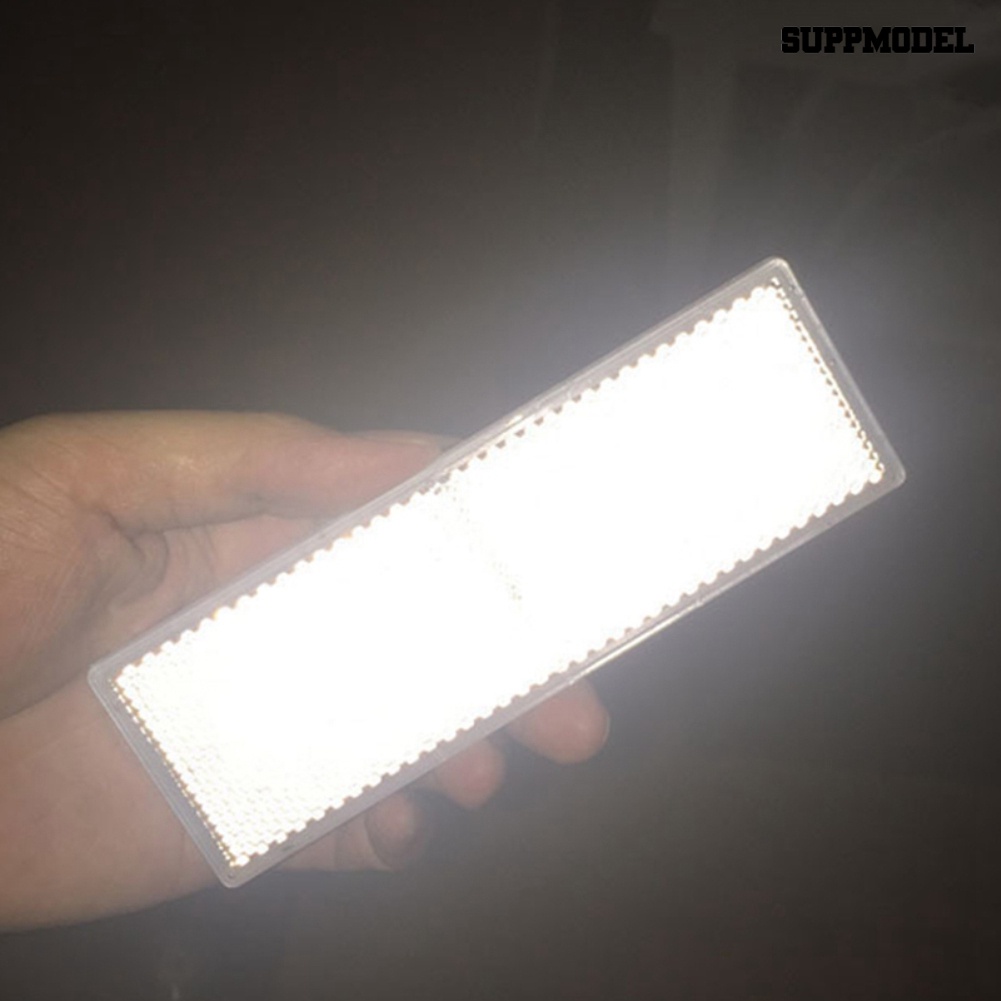[SM Auto] 2Pcs Plat Reflektif Safety Ekor Plastik Universal Reflektor Kuat Untuk Mobil Truk Kendaraan
