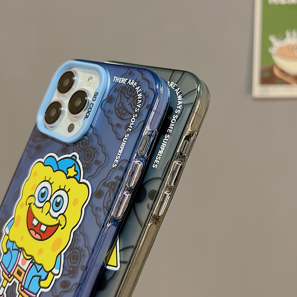 New! Premium case SUPER CARTOON (iPhone 12 13 14 pro max iPhone 11ready) Casing iPhone Garfield/Pikachu/Spongebob/Pooh