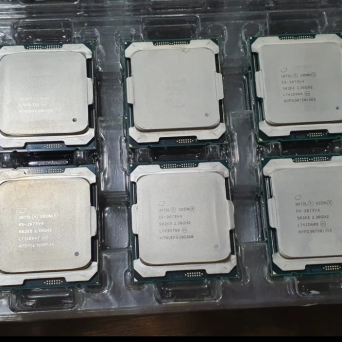 Prosesor Xeon E5 2673v4 20 Core 40 Thread 2,3 Ghz Turbo 3,3 Ghz