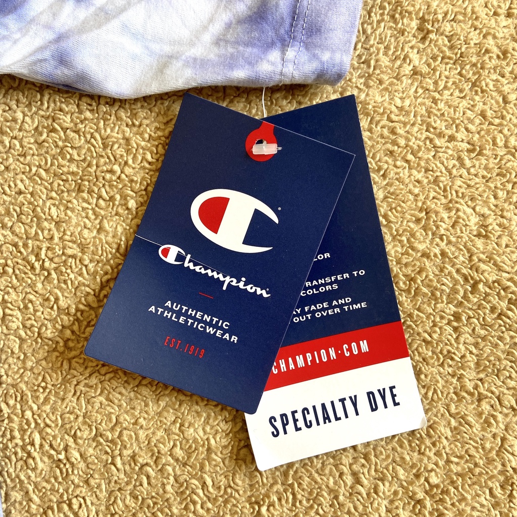 Champion Kaos Crop Top Tiedye Wanita Katun ORIGINAL