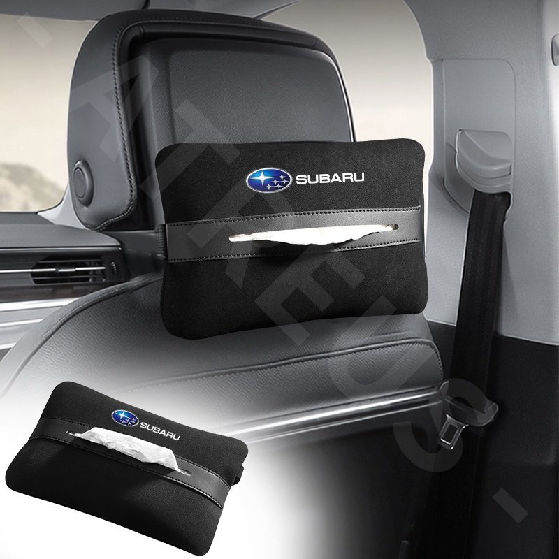 Subaru Car Tissue Storage Bag Car Seat Armrest Box Kotak Handuk Kertas Untuk Subaru Crosstrek Forester XV Impreza WRX sti Pedalaman Levorg BRZ