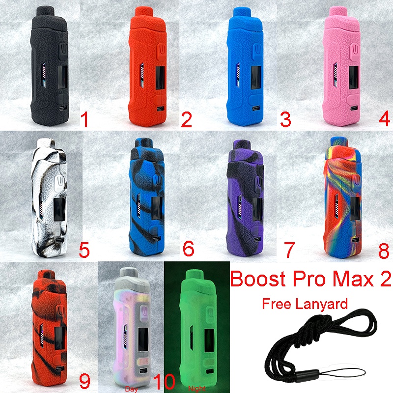 (Free Lanyard)texture Silicone Case Untuk (New B100) Boost Pro MAX 2pelindung Lengan Karet Lembut Shield Bungkus Kulit Kotak