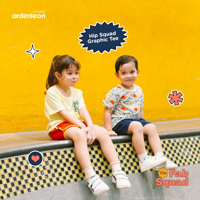 ARDENLEON - Hip Squad Graphic Tee | Kaos Anak