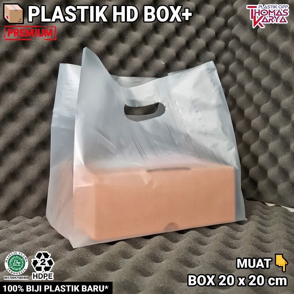 Kantong Plastik Mika Bento Sekat 4 Isi 50 Tas HD Box Nasi Ulang Tahun Hajatan