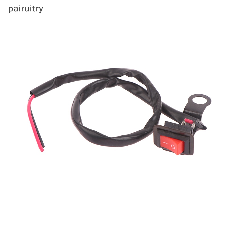 Prt Motor Waterproof Saklar Tombol On Off Lampu Depan Stang Saklar DC12V-24V Tombol Konektor Push Aksesoris Motor PRT