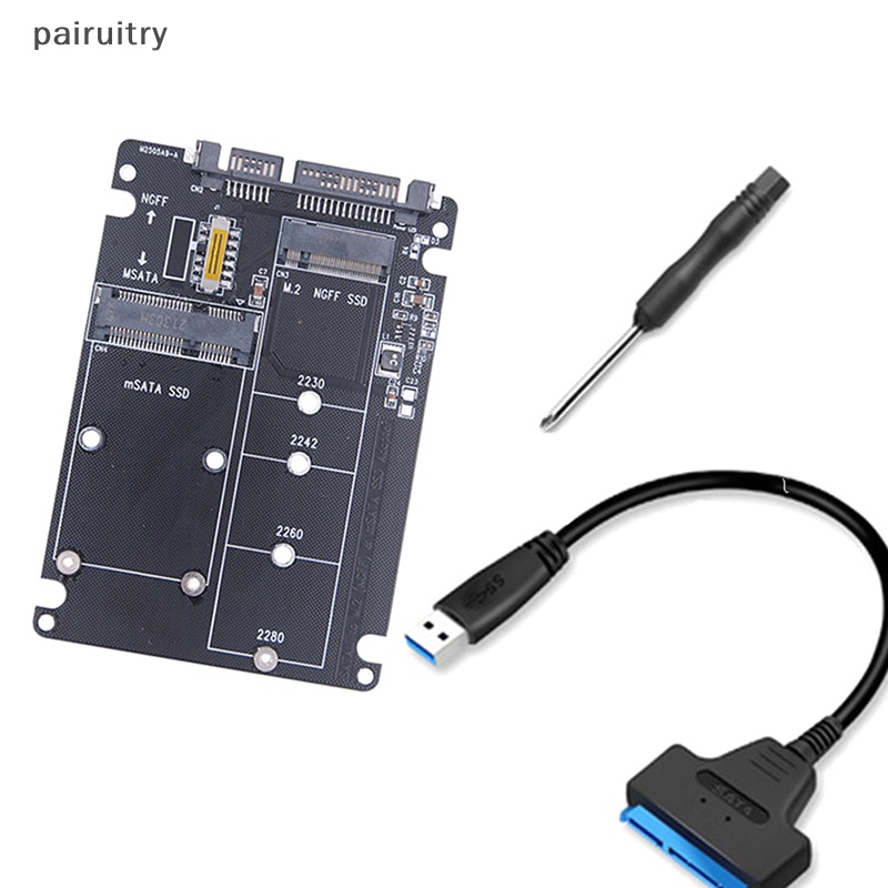 Adaptor USB PRT M2 m.2 NGFF Ke SATA Adapter mSATA Ke USB SATA 3.0 Converter External mSATA m.2 NGFF Ke SATA3 USB Adapter Riser Board PRT