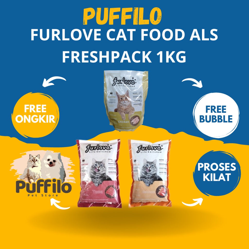 Furlove All Life Stages Makanan Kucing Cat Food 1Kg
