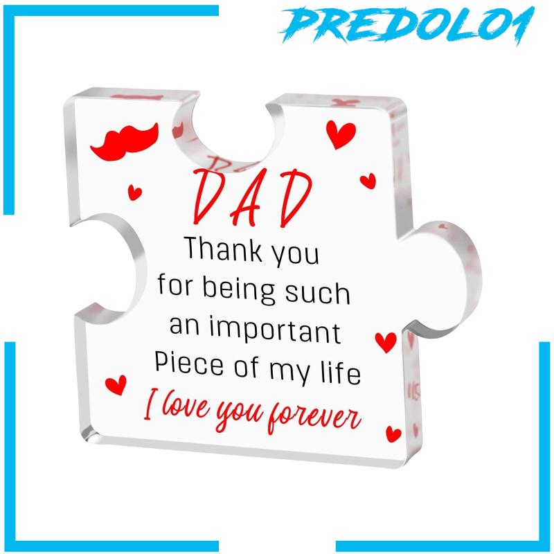[Predolo1] Hadiah Ulang Tahun Hiasan Plakat Hadiah Hari Ayah Dari Putra Dan Putri