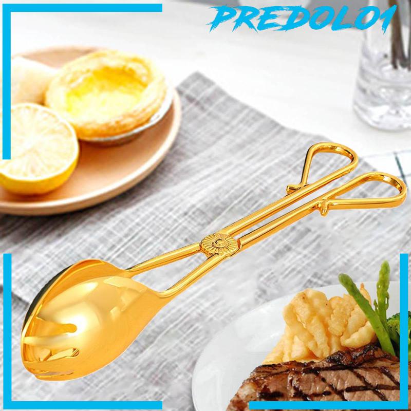 [Predolo1] Penjepit Saji Gagang Panjang Klip Kue Kering Praktis Untuk Makan Barbekyu Dapur