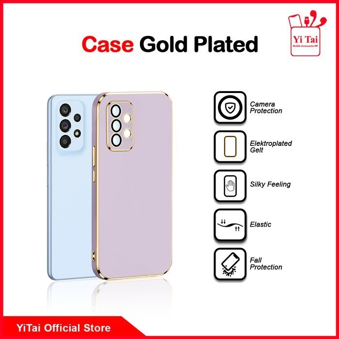 YI TAI - YC39 Case Gold Oppo Reno 7 4G 8 4G Reno 8T 5G A1 Pro