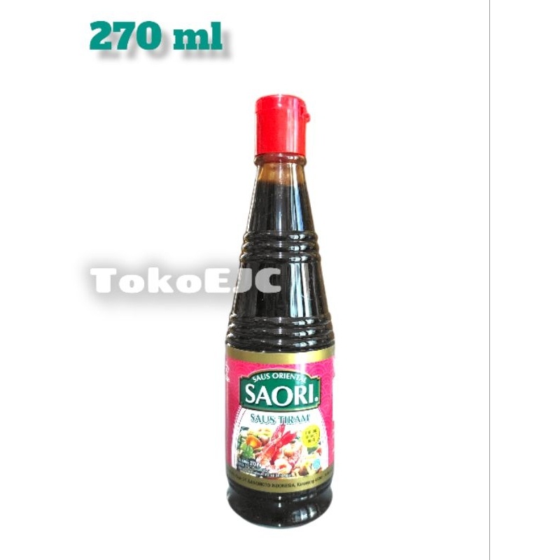 

[EJC] Saori Saus Tiram Saus Teriyaki Saus Otentik 270ml Botol PET