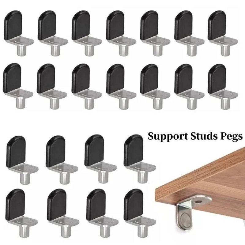 Rak Dapur Holder Rak Lemari Bracket Pasak Dengan Lubang Rak Braket Penyangga Stud Pasak Berbentuk L Klip Tetap Kabinet Lemari Furniture Bracket Metal Pin Shelves Seperator