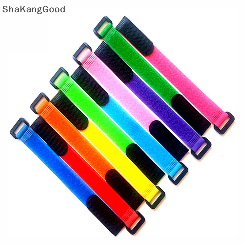 Skid 10-Pack Reusable Fishing Rod Tie Holder Strap Sling Hook Pengikat Kabel Loop SKK