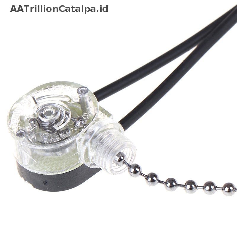 Aatrillioncatalpa 4pcs Lampu Dinding Tarik Saklar Rumah Lampu Kipas Angin Plafon Saklar Rantai Tarik Universal  Id