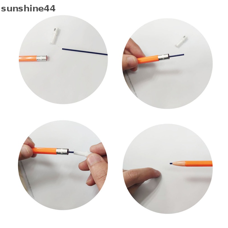 Sunshine Tailors Chalk Pencil Patchwork Fabric Marker Pen Dengan Isi 12pcs Refill DIY Jahit ID