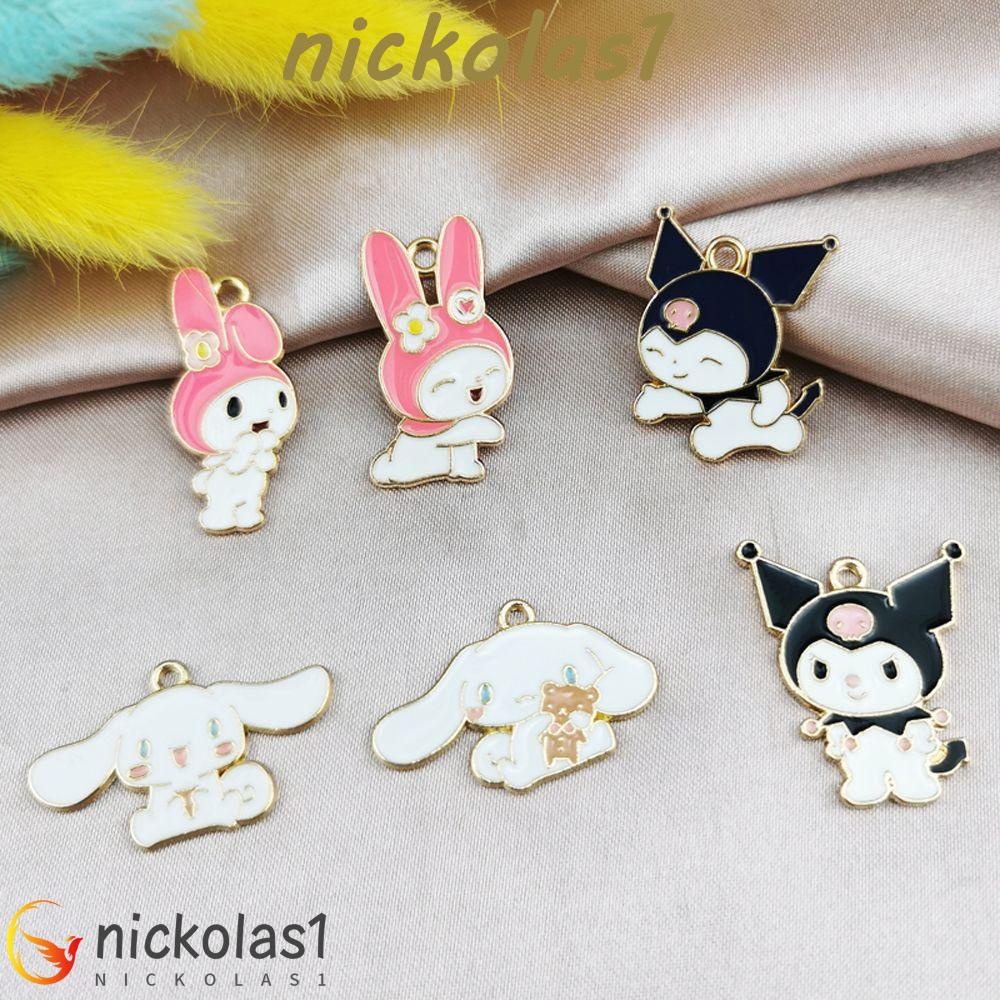 Nickolas1 DIY Perhiasan Aksesoris Trendi Lucu Kalung Tetes Minyak Kelinci Anjing Membuat Perhiasan