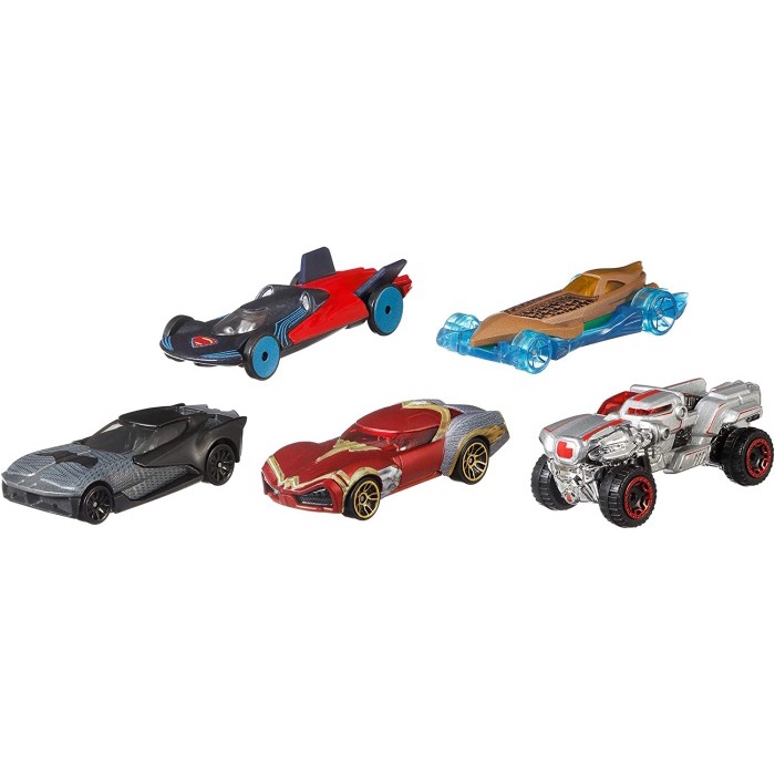 Toys Hot Wheels DC Justice League 5-Pack Exclusive.