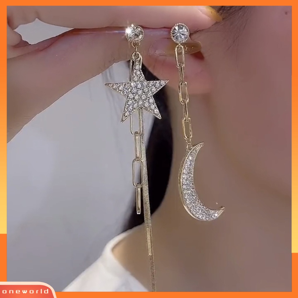 [WOD] 1pasang Anting Bersinar Semua Pertandingan Rumbai Elegan Berdandan Anting Wanita Untuk Pacaran