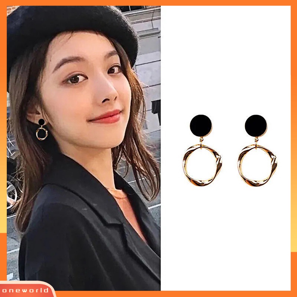 [WOD] 1pasang Wanita Anting Bunga Mutiara Imitasi Perhiasan Vintage Bow-knot Stud Earrings Perhiasan Hadiah