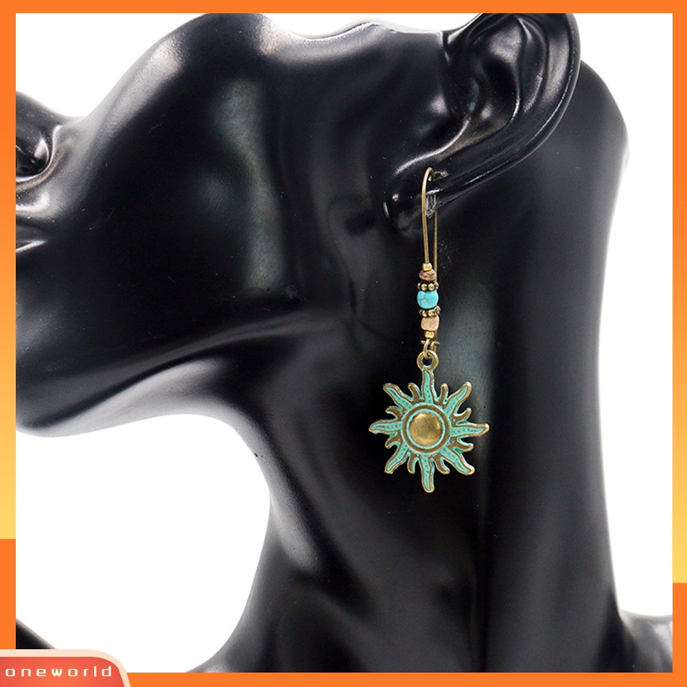 [WOD] Mode Sun Eardrop Tuas Anting Pesona Pesta Prom Wanita Gadis Perhiasan Hadiah